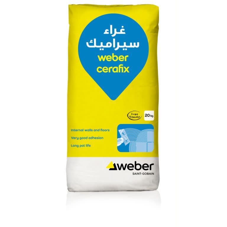 غراء سيراميك ويبير - ويبر - غراء أسمنتي - ابيض